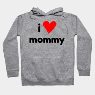 I heart love mommy - Baby Kids Onesie Hoodie